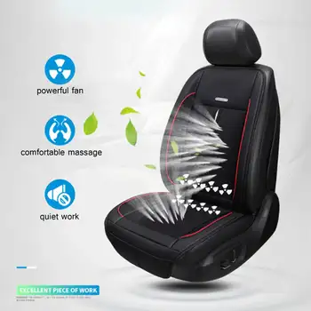 12V/24V vara rece ventilație perna masina perna de răcire scaun ventilator de aer, scaun cu masaj aer condiționat perna 3 viteze scăzute/ridicate