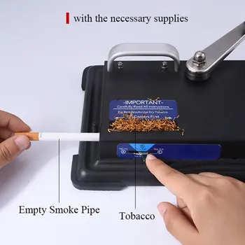 Masina de rulare pentru tigara metal tutun role gadget-uri pentru barbati manual injector țigări face accesorii de fumat