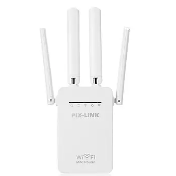 2.4 GHz WiFi 300Mbps Router Wireless Antene Repetor Amplificator Extender Acasă de Rețea 802.11 N RJ45 2 Porturi de Lungă Distanță