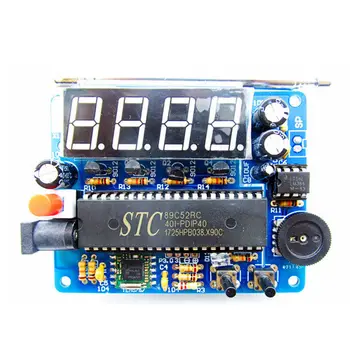 Tea5767 Mini Stereo Modul Radio Fm Cu Antenă Telescopică Și Corn 87-108Mhz Vorbitor Electronice Kit