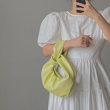 Elegant, Feminin Solid de culoare Nor sac 2020 Nou Moale de Calitate din Piele PU pentru Femei Geantă de mână de Designer Cutat Saci de Umăr geanta Subsuoară