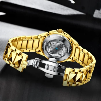 LIGE Bărbați Automată Ceasuri Mecanice Brand de Lux de Afaceri de Wolfram, Oțel rezistent la apă Ceas de mana Barbati de Moda Ceas reloj hombre