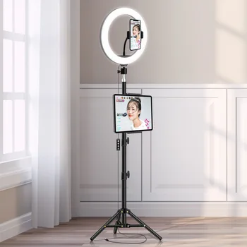 10 inch LED Lumină Inel Cu Telefon Suport Trepied Fotografie aparat de Fotografiat Înregistrare Video Selfie Cerc Lampa TabletHolder pentru iPad Video