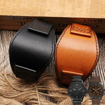 Pentru Fosili JR1401 BQ2054 FS5414 curele de ceas cantitate mare pentru barbati din piele watchband 22mm 24mm cu tava curea de ceas