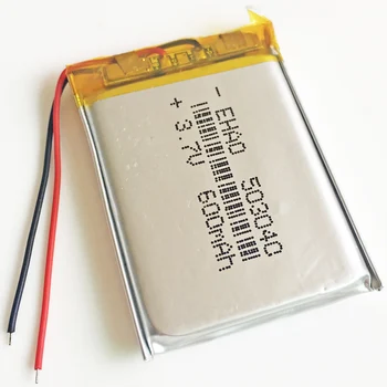 En-gros de 10 buc 3.7 V 600mAh 503040 Litiu-Polimer LiPo Baterie Reîncărcabilă cu PCM Pentru Mp3 PAD DVD Camera E-book bluetooth