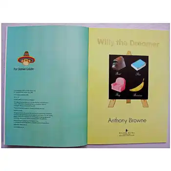 Willy Visătorul De Anthony Browne Învățământ Imagine engleză de Învățare Carte Carte Carte Poveste pentru copii Pentru Copii Cadouri pentru Copii