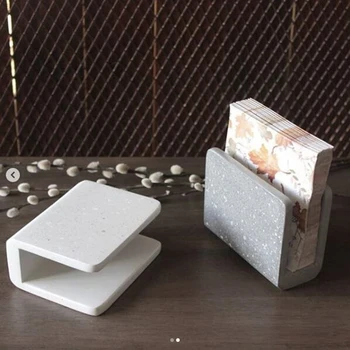 Beton cutie de tesut mucegai silicon ciment prosop cutie creative ipsos beton artizanat mucegai pentru acasă ecoration