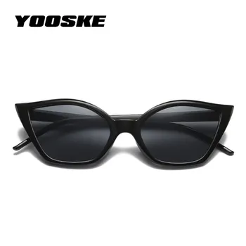YOOSKE Sexy Ochi de Pisica ochelari de Soare pentru Femei Brand Designer Vintage Black Red Leopard Cadru 90 Retro Ochelari de Soare Cateye Nuante
