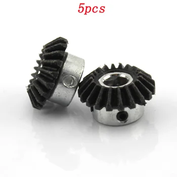 5pcs 20T Spiral Bevel Gear Unghi Drept Transmisie Piese de Mașini Hole Dia 8mm Fier Pinion Conector RC Model de Umbrela DIY
