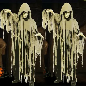 Hirigin Halloween Bărbați Zombie Marinar De Lux DCostume Mort Marina Băiat Horror Costume Înfricoșătoare Petrecere Oribil Cadavru Purta