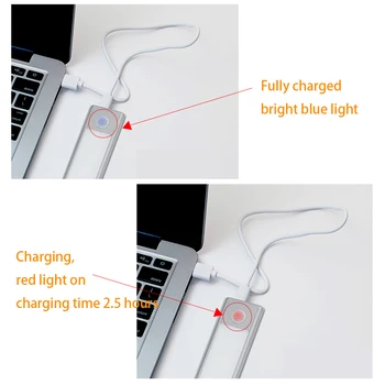 Ultra-subțire PIR Senzor de Mișcare CONDUS În Cabinetul de Lumină USB Reîncărcabilă Dulap Dulap Dulap lumina de Noapte Pentru Bucatarie lampă de Perete