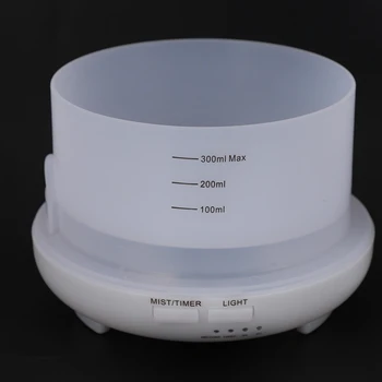 Control de la distanță de Aer cu Ultrasunete Umidificator Aroma cu 7 Culori LED-uri Electrice Aromoterapie Ulei Esențial Aroma Difuzor 300Ml