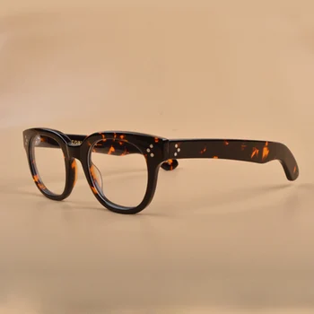 Noi Johnny Depp Ochelari Bărbați Femei Optice Rama de Ochelari de Brand, design de Calculator Transparent Ochelari de Acetat de Epocă Q321-2