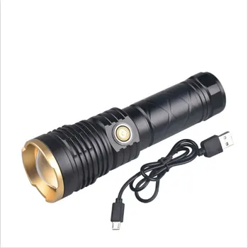 TMWT Puternic XHP50 Lanterna LED-uri de 2000 de lumeni 26650 USB Reincarcabila cu Zoom P50 lanterne Lanterna felinar