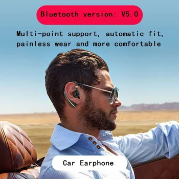Noi FC1 Handsfree Wireless Casti Bluetooth de Reducere a Zgomotului de Afaceri fără Fir setul cu Cască Bluetooth cu Microfon pentru Șofer Sport