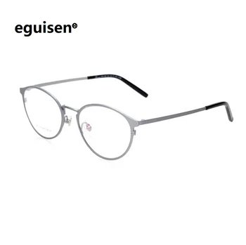 Latime-138 titan pur femei ochelari cadru rotund retro bărbați ochelari de cadru feminin optice miopie ochelari ochelari de citit clar