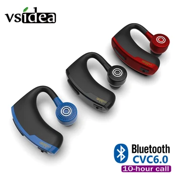 V8-V10 PLUS Cască Bluetooth Wireless pentru Afaceri Căști Handsfree cu Microfon pentru Conducere Auto Wok pentru iPhone Samsung HUAWEI