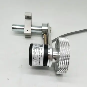 GHW38 Lungime Dispozitiv de Măsurare Non-alunecare de Metal 200mm Perimetrul Roată rotativă Encoder Rotativ Cu Braț de Montare