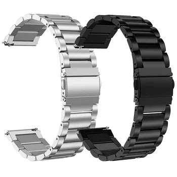 Curea de ceas Pentru Samsung Gear S2 S3 Frontieră Clasic curea de Ceas din Oțel Inoxidabil 46mm Huawei GT2 Onoare Magic 18 20 22 24 mm bandă