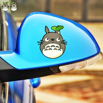 Volkrays 2 X Accesorii Auto de Desene animate Drăguț Totoro Retrovizoare Autocolante & Decal pentru Motocicleta Laptop Polo Toyota Dulap Ford Focus