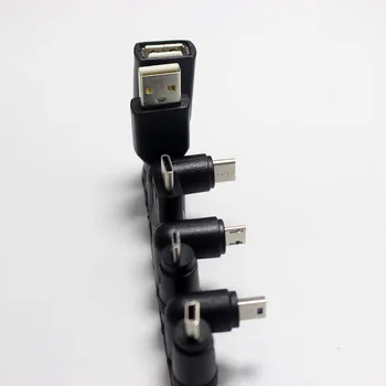 1set Frecvent utilizate USB set 5.5*2.1 mm Femela jack la Mini / Micro / Tip-C / USB 2.0 de sex Masculin Mufa de Alimentare DC Conector Adaptor