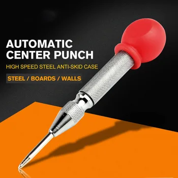 HOEN 1x HSS Center Punch Stator Stantare Automata Centrul Poanson de Știft cu arc Marcarea Instrument de Foraj Cu O husă de Protecție