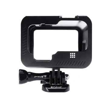 PULUZ Cușcă Pentru GoPro HERO9 Black Metal Cadru de Frontieră Muntele de Protecție Caz Acoperire Coajă & Cataramă de Bază Adaptor & Șurub Accesorii