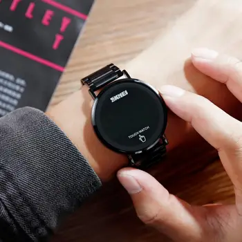 Digital Ceas Sport Pentru Barbati Brand SKMEI Ceasuri de Lux din Oțel Inoxidabil pentru Bărbați Ceasuri LED Display Electronic Ceas de mână
