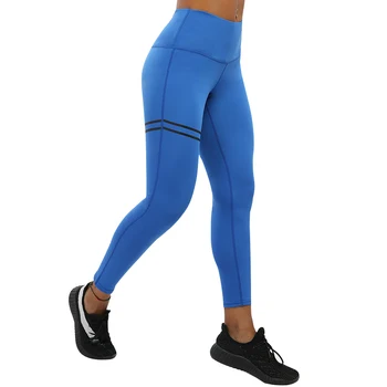 Moda Antrenament Femei Jambiere Talie Mare Jambiere De Fitness Legging Poliester Respirabil Mozaic Îmbrăcăminte Jeggings 3 Culori