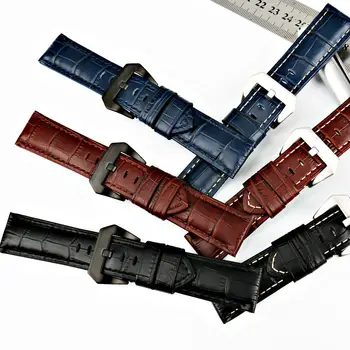 MAIKES 22mm 24mm 26mm Nou design ceas trupa maro negru albastru vițel din piele ceas curea accesorii ceas watchband