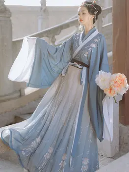 Clasic Chinez Hanfu Rochie Tradițională De Dans Popular Costum Dinastiei Tang Princess Broderie Basm Festival Costum Cosplay
