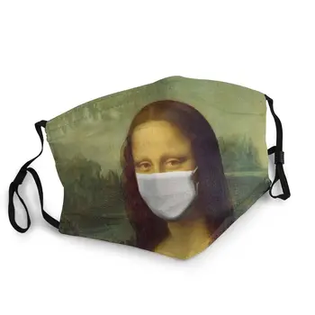 Mona Lisa Non-Unică folosință Gura, Masca Adult, Leonardo da Vinci, Anti Praf, Masca de Protectie Respiratorie Mufla