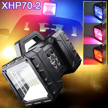 8000k Super-Luminos XHP70.2 LED-uri Impermeabil Reîncărcabilă Cap de Lampă Reflector Portabil Munca Lanterna Lumina Reflectoarelor Floodling