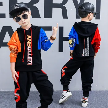 2019 Băiatului Costum de Primăvară, Doi Copii ' Long Sleeve Costume de Sport Nou-coreean de Îmbrăcăminte pentru Copii