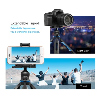 APEXEL Scalabile Digital SLR aparat de Fotografiat Mini Trepied 2 in 1 Telefon Mobil Stand Mount Trepied Pentru iPhone X Xs Max Samsung S8 S9 S7 Canon