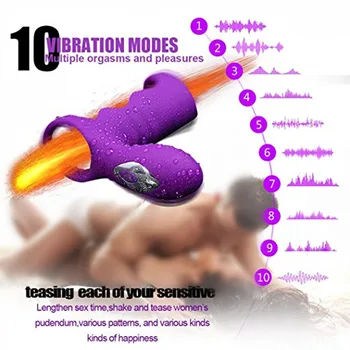 10 Viteze Penisului, Intarzierea Ejacularii Ring Cock Cage Vibrator G-Spot Stimulator Clitoris De La Distanță Fără Fir Vibratoare Jucarii Sexuale Pentru Barbati