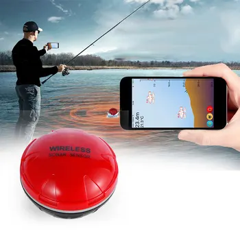 Noul wireless pește finder Reîncărcabilă, fără Fir Sonar pentru pescuit 30M adâncime a apei echo sounder pescuit finder portabil pește finde