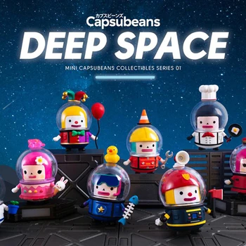 Capsubeans cosmonaut serie orb cutie drăguț joc valul figura decor handmade cadou