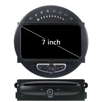 4+64 touch screen Android 9.0 Auto multimedia GPS Audio pentru Mini Cooper 2006-2013 radio, video stereo capul unitate BT gratuit hartă