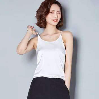 J61276 de Bază V Gât Topuri fără mâneci tricou femei 2018 Moda de Vara Confort Topuri Femeile Cămașă de Bază