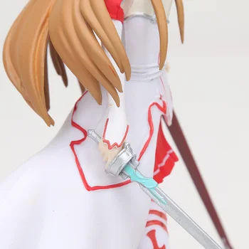 Anime MP Sabie de arta on-line Asuna Colecție de Acțiune Figura SAO Yuuki Asuna Model de Jucărie 18cm