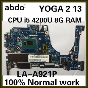 Abdo ZIVY0 LA-A921P placa de baza pentru Lenovo YOGA 2 13 YOGA2 13 laptop placa de baza CPU i5 4200U 8G RAM test de munca