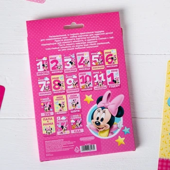 Un set de cărți pentru sedinte foto, Minnie Mouse, 12 x 8 cm Decor