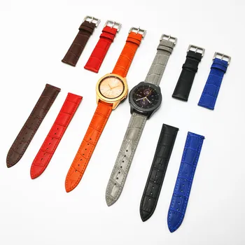 Cele mai noi 20mm Ceas Bandă de Piele Pentru Samsung Galaxy 42mm Watchbands Pentru Echipamentul Sport S2 Clasic Huawei Watch Sport 2 Curele