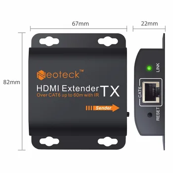 Neoteck 1080P 50m HDMI Extender HDMI Repeater Peste Cat 6 Cat 7 Cabluri Ethernet Cu IR Funcția Rj45 Emițătorului TX/RX Extender
