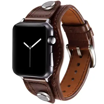 Manșetă curea Pentru Apple watch serie 5 trupa 44mm 40mm Piele watchband iWatch 42mm/38mm curea bratara pentru apple watch SE 6 5 4 3