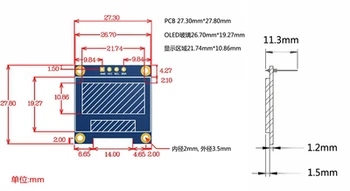 2020 Design Nou 10BUC/Lot 4pin Noi 128X64 LCD OLED Display LED Module 0.96