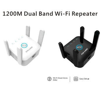 2.4 G Wifi Repiter Wireless Wifi Extender 1200Mbps Wi-Fi Amplificator 802.11 N Long Range Wi-fi de Semnal de Rapel de 5 Ghz WiFi Repeater