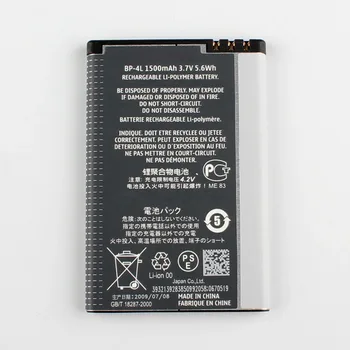 Original de Mare Capacitate BP-4L baterie pentru Nokia E61i E63 E90 E95 E71 6650F N97 N810 E72 E52