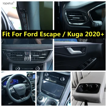 Lapetus ABS Interior Kit Pentru Ford Escape / Kuga 2020 2021 Bancheta din Spate Cana de Apa Titular / Interior Usa Maner Castron cu Capac Cadru Trim